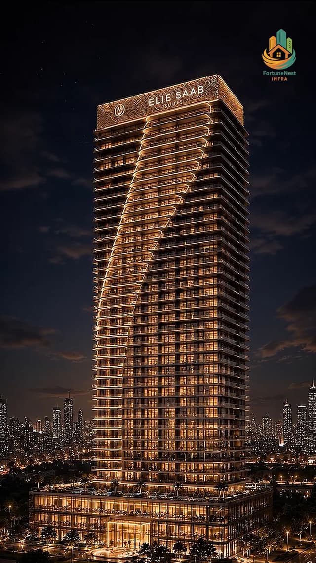 Elie Saab reel: the tower at night