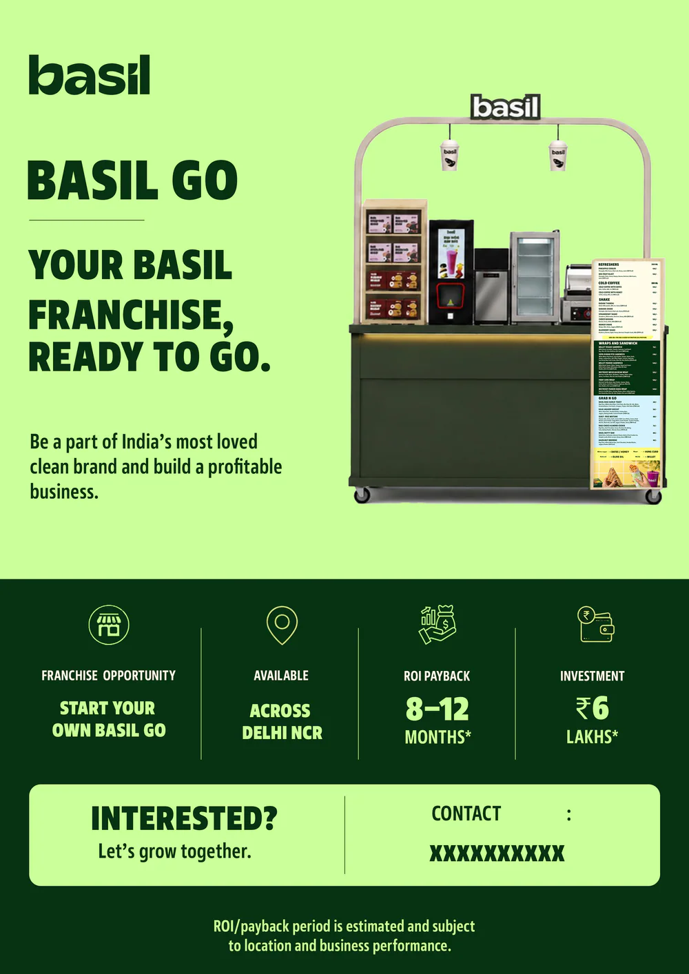 Basil Go franchise digital post