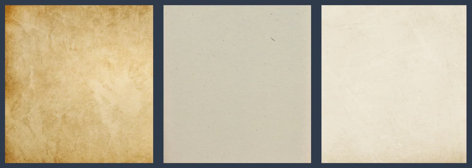 Clayoven Nostalgia-theme textures: aged paper