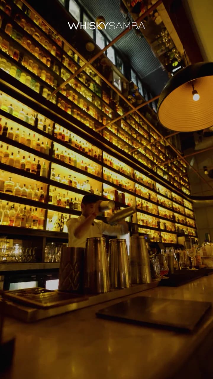 Frame from the Whiskey Samba interior reel