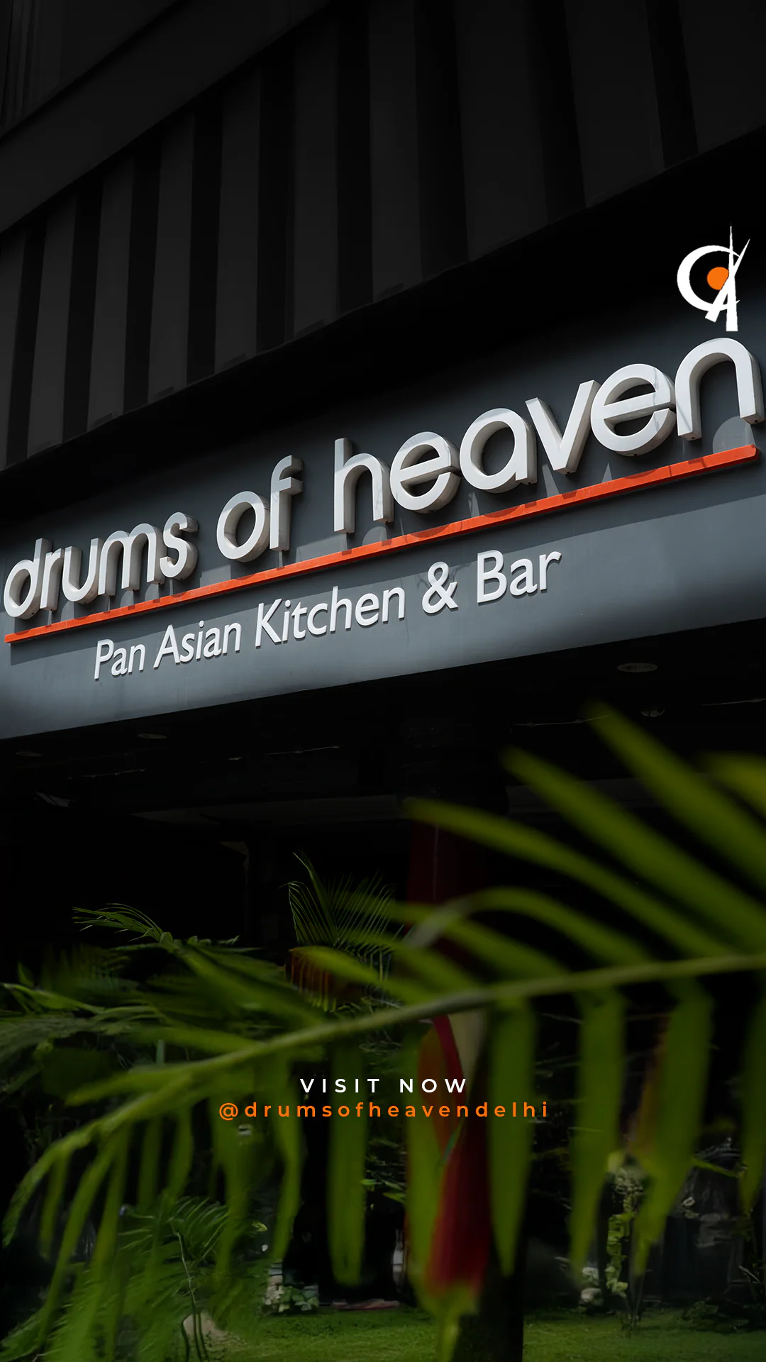 Drums of Heaven restaurant exterior — visit now