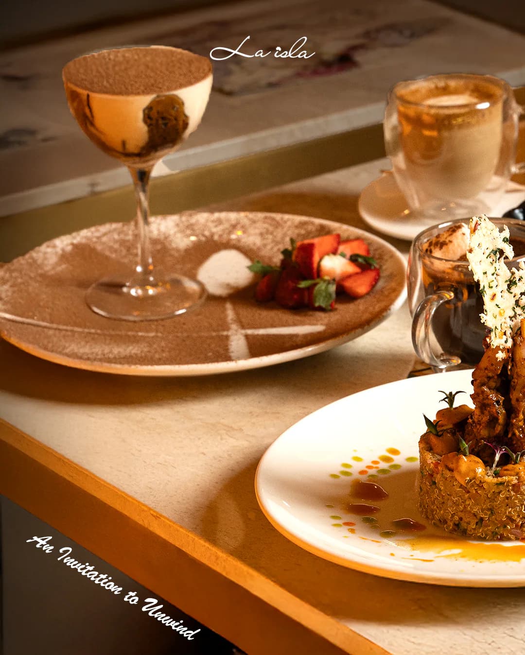 La Isla post: cocktail and dessert — an invitation to unwind