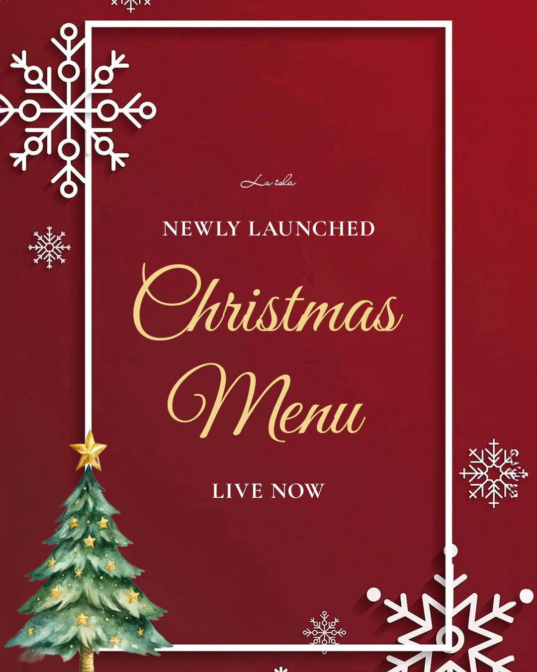 La Isla: newly launched Christmas menu
