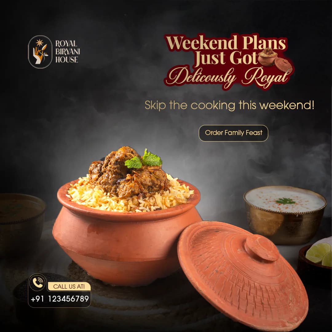 Royal Biryani House: Weekend plans just got deliciously royal — Family Feast